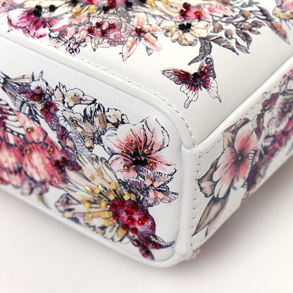 Christian Dior Calfskin Embroidered Butterfly Printed Lady D-Joy Multicolor 11 of 13