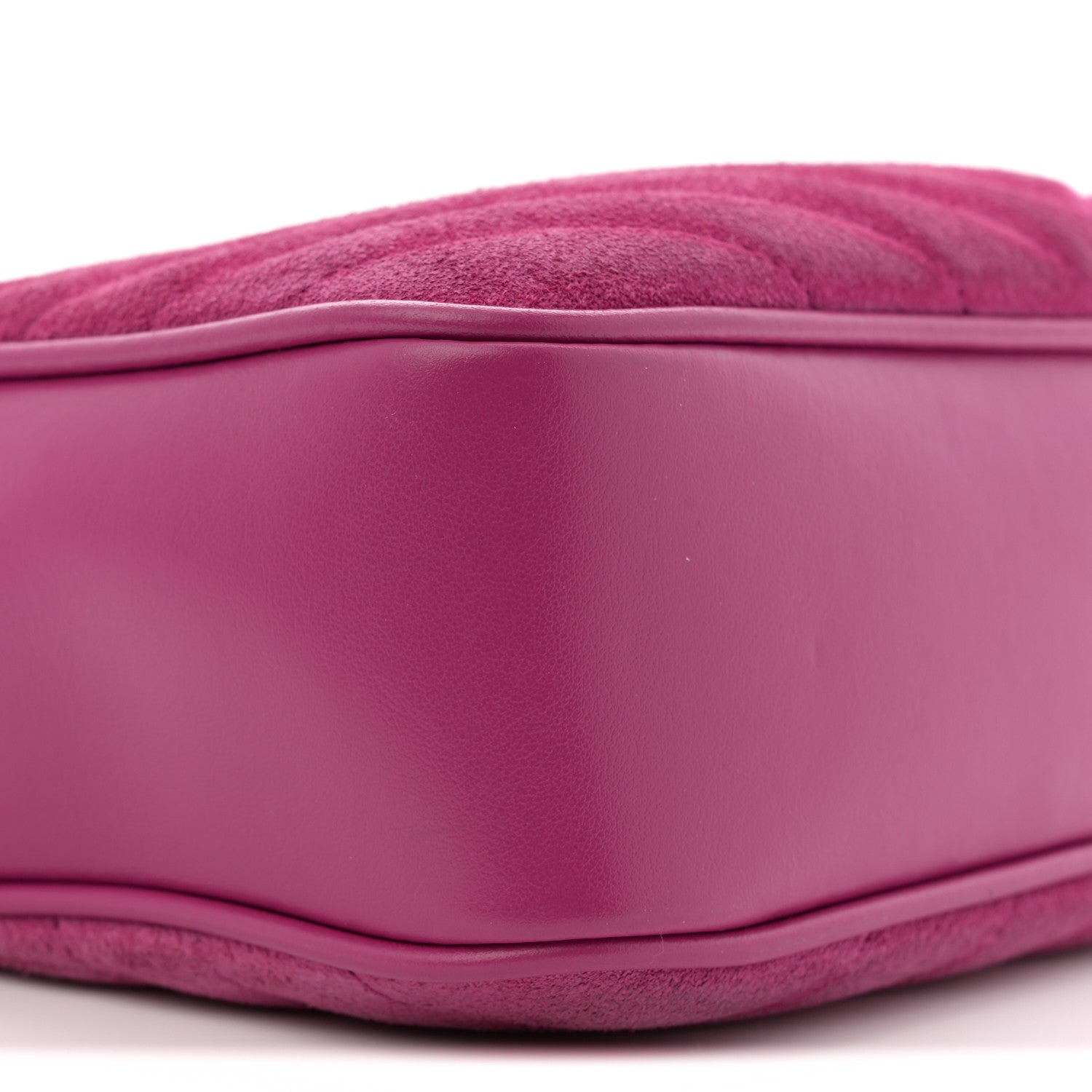 Saint Laurent Suede Matelasse Monogram Lou Camera Bag Rose 8 of 10