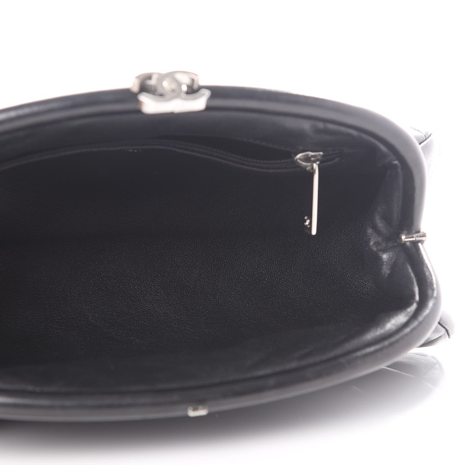 Chanel Lambskin Quilted Timeless Clutch Black 3 of 8