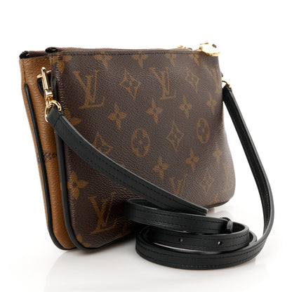 Louis Vuitton Reverse Monogram Giant Double Zip Pochette 3 of 11