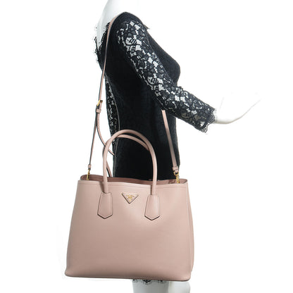 Prada Saffiano Cuir Double Bag Cammeo 2 of 20
