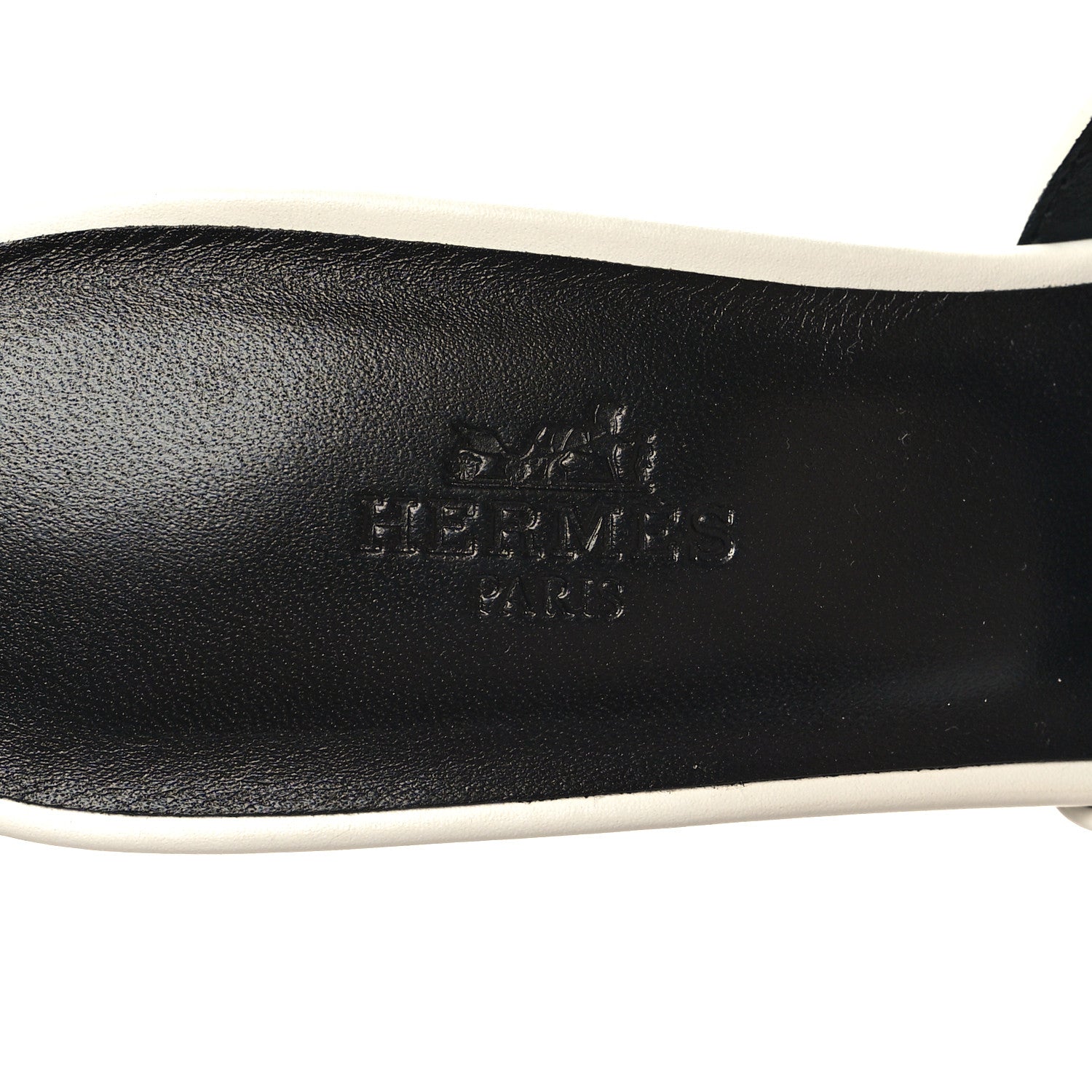 Hermes Calfskin Helia Sandals 39 White 8 of 9