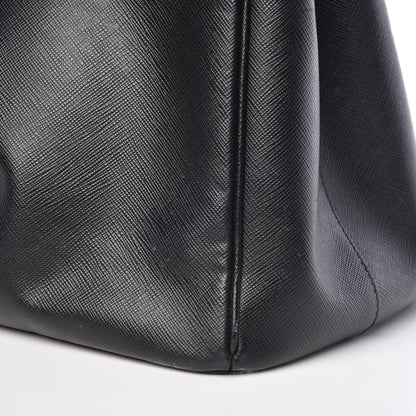Prada Saffiano Large Galleria Double Zip Tote Black 14 of 22