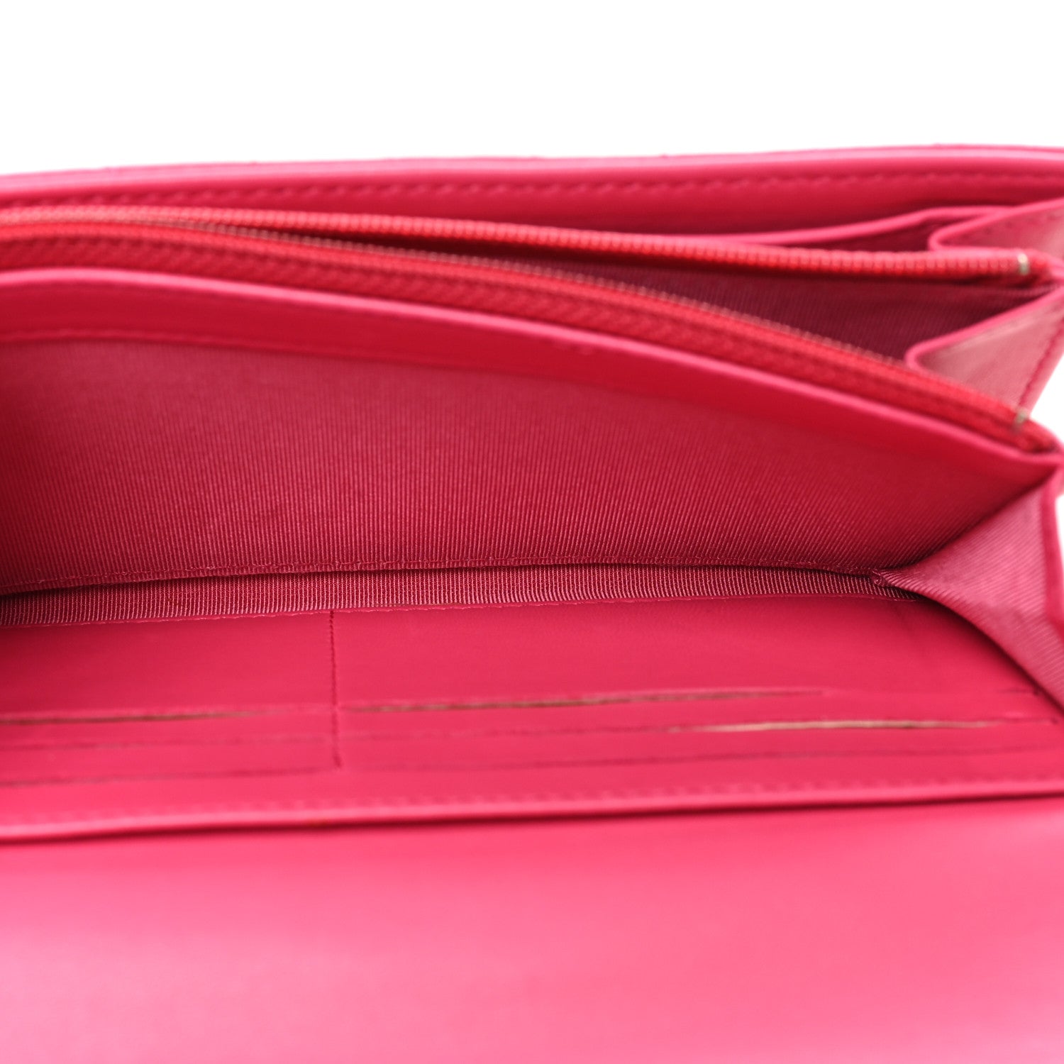 Chanel Lambskin Quilted Large Flap Wallet Pink 6 of 10