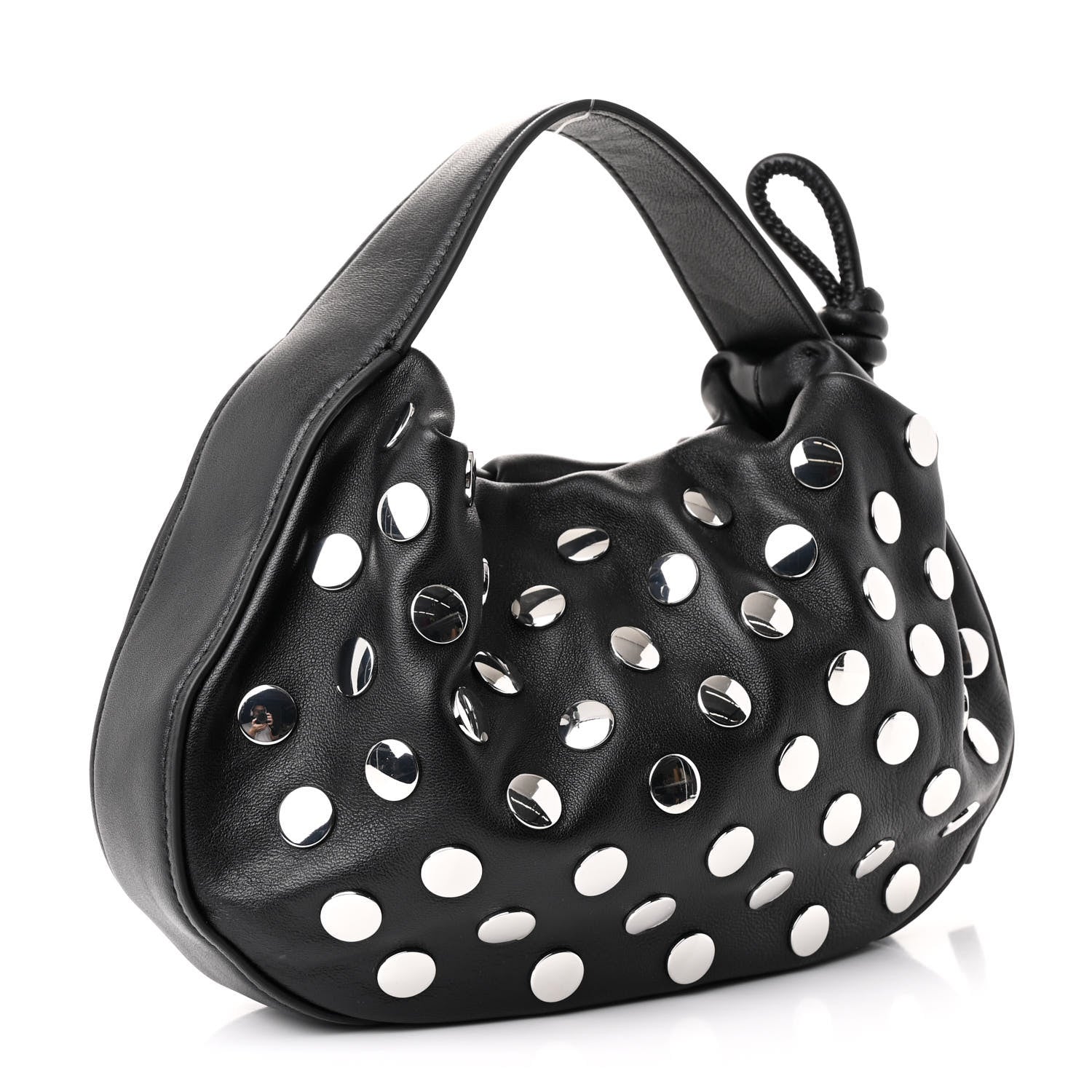 3.1 Phillip Lim Sheepskin Studded Mini Origami Bag Black 3 of 10