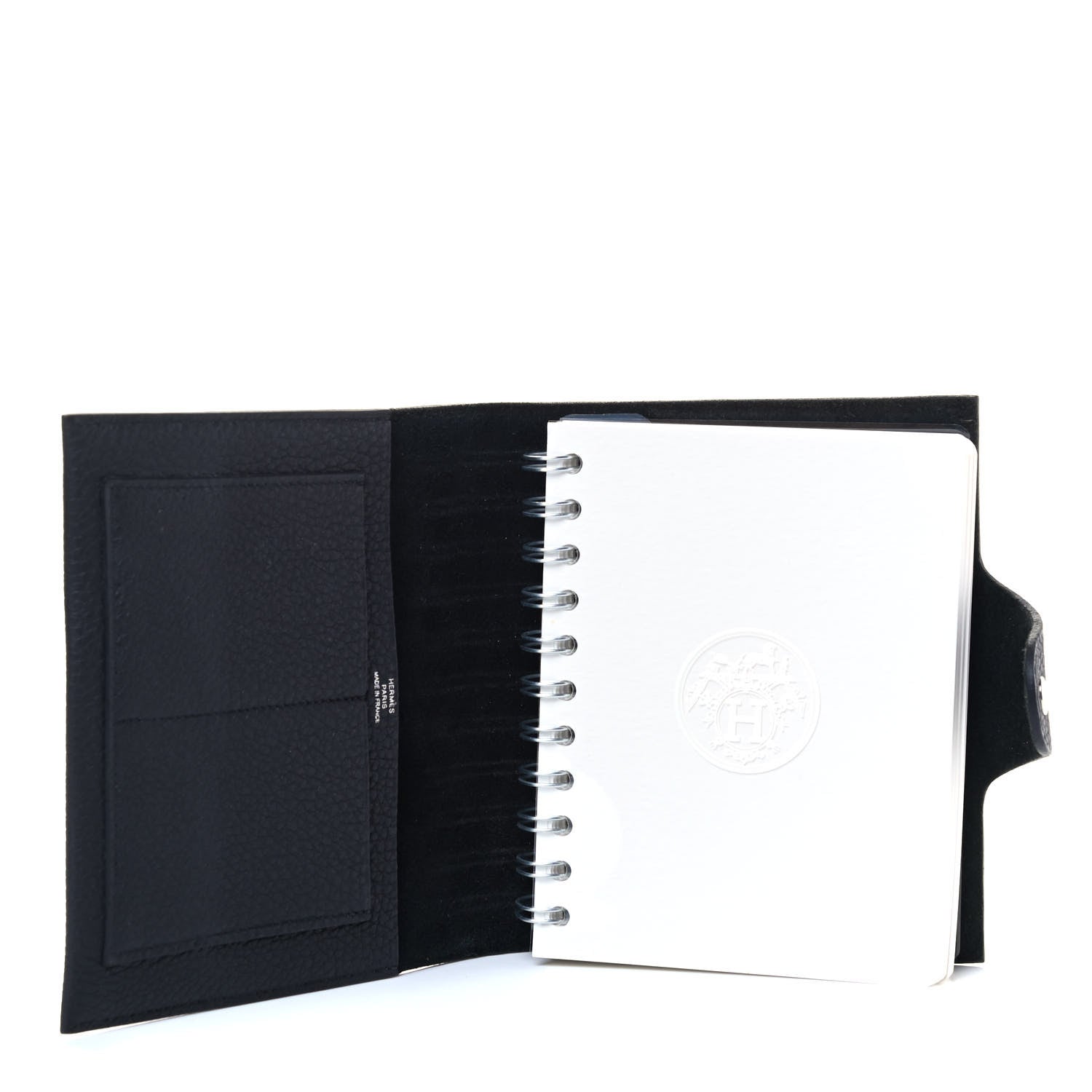 Hermes Togo Ulysse PM Notebook Cover Black 8 of 11