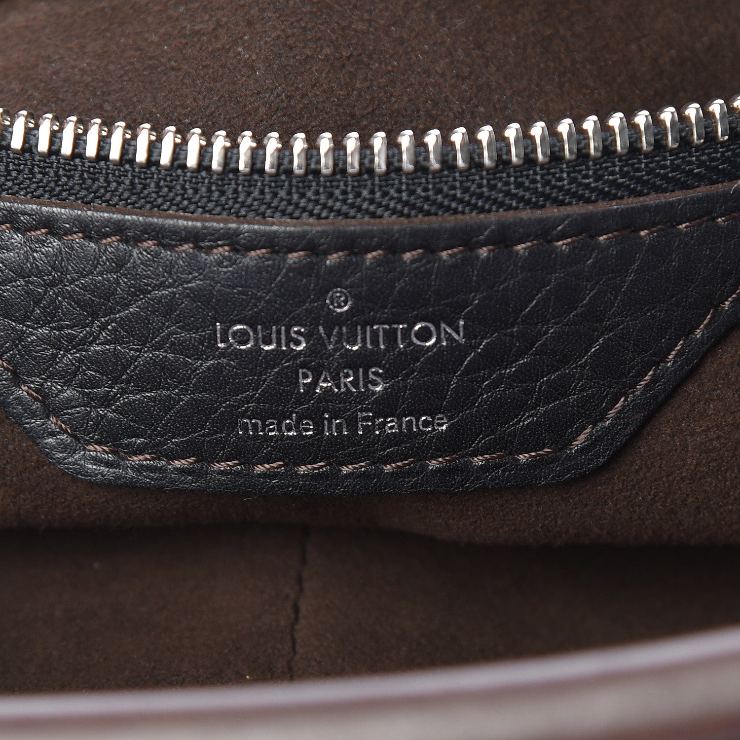 Louis Vuitton Mahina Selene MM Black 6 of 10