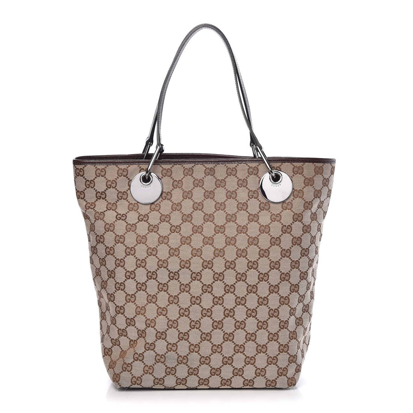Monogram Large Eclipse Tote Dark Brown