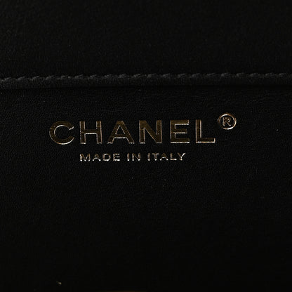 Chanel Raffia Calfskin Maxi Shopping Bag Khaki White Brown 6 of 10
