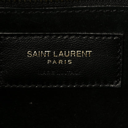Saint Laurent Smooth Calfskin Le 5 A 7 Hobo Black 6 of 10
