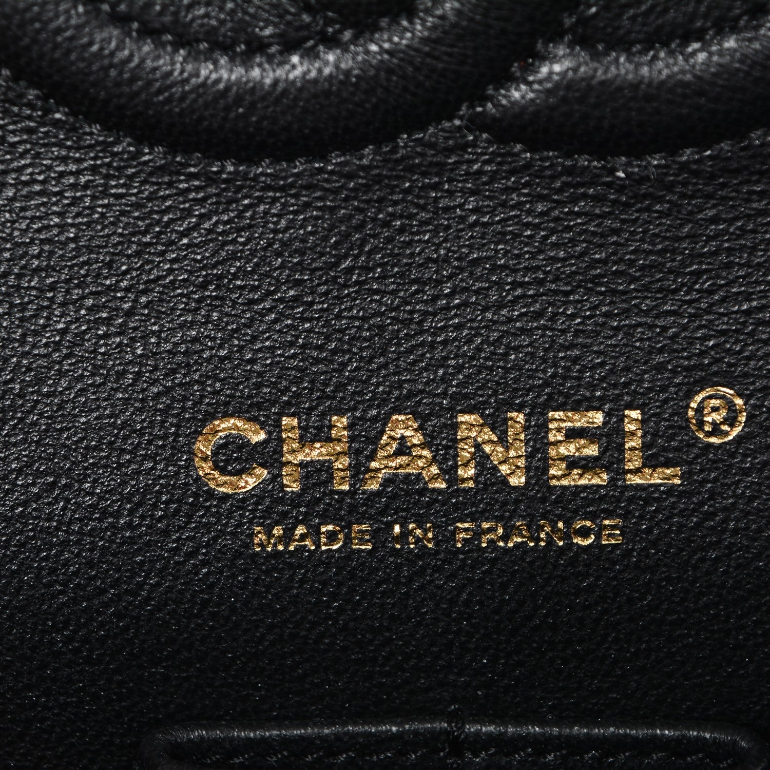 Chanel Lambskin Chevron Quilted Medium Double Flap Black 7 of 11