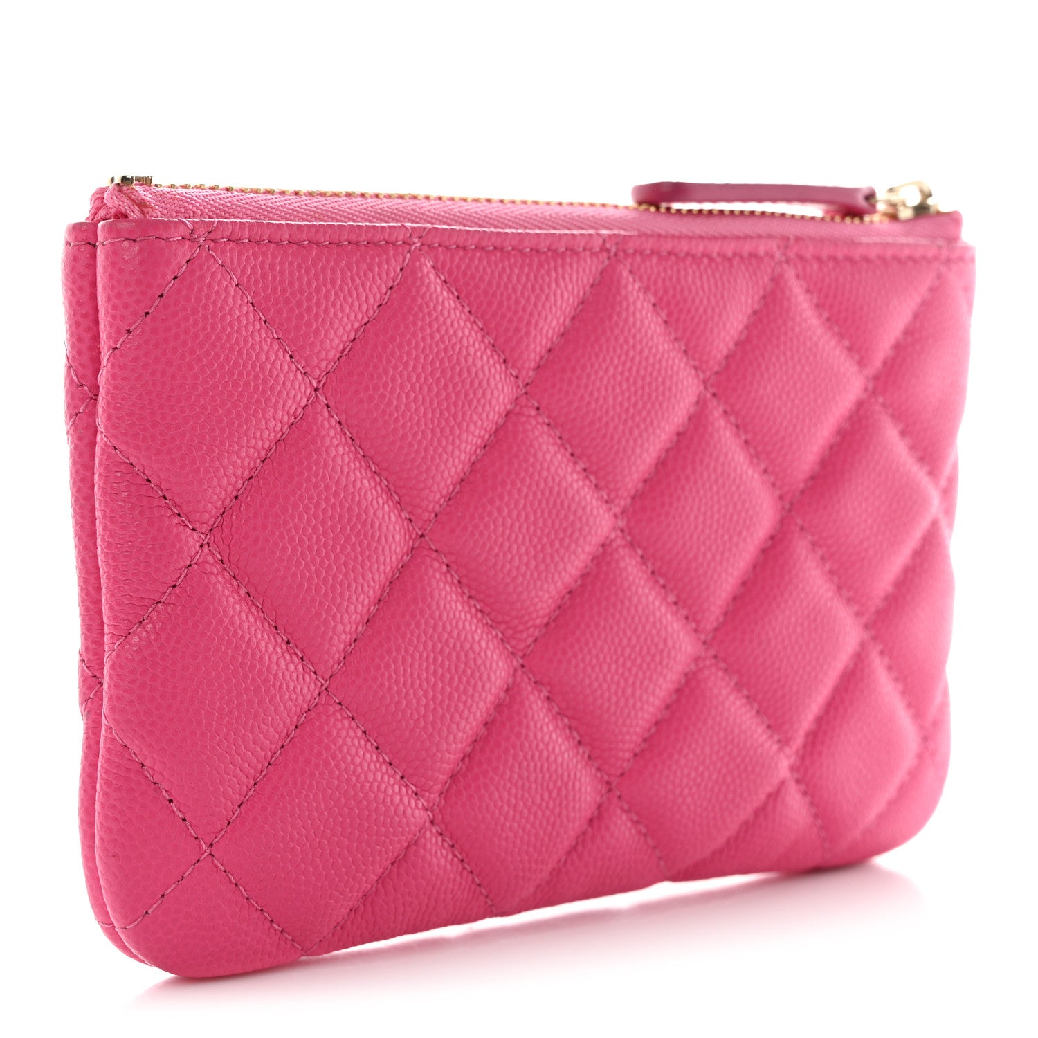 Chanel Caviar Quilted Small Cosmetic Case Pink 3 of 9
