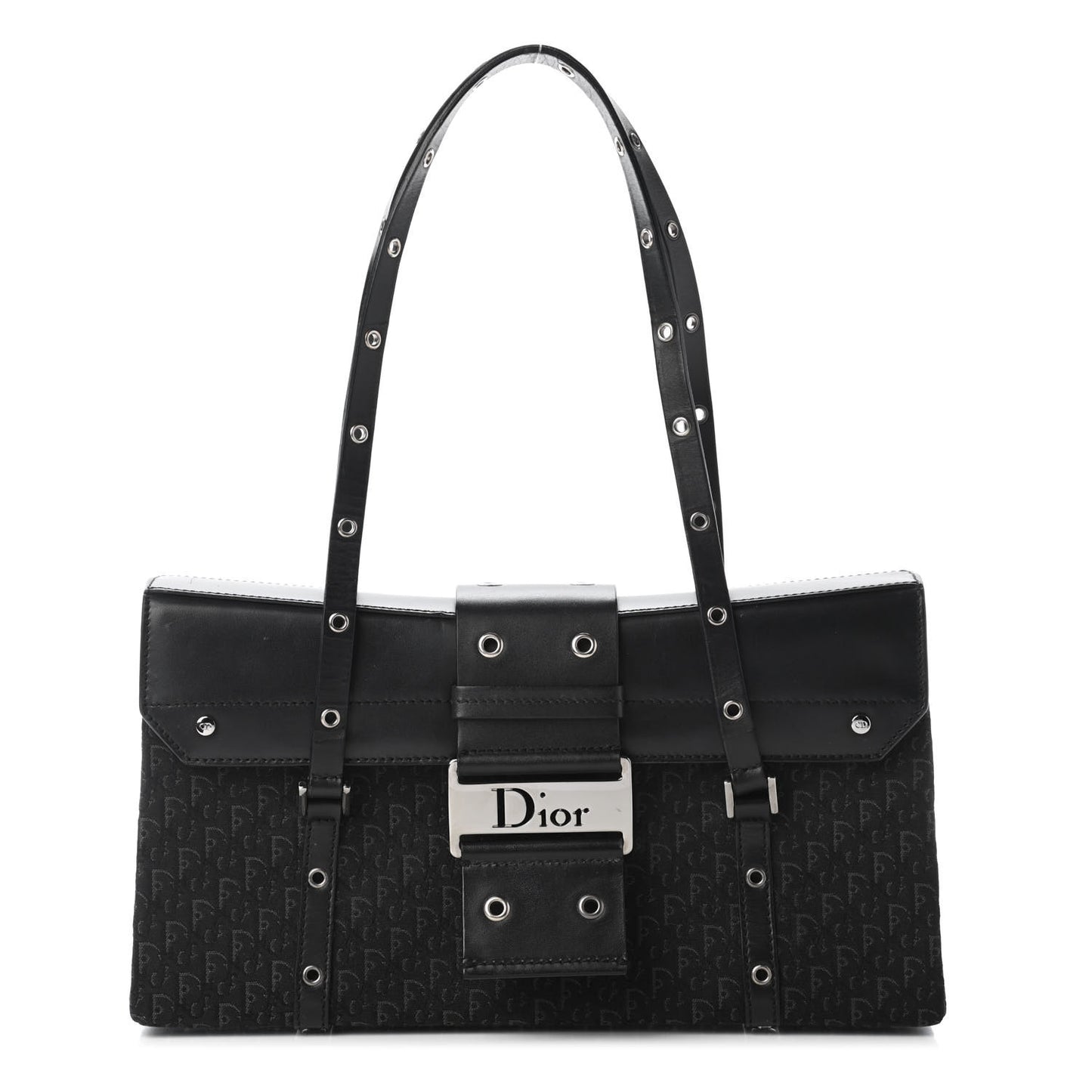 Monogram Street Chic Shoulder Bag Black
