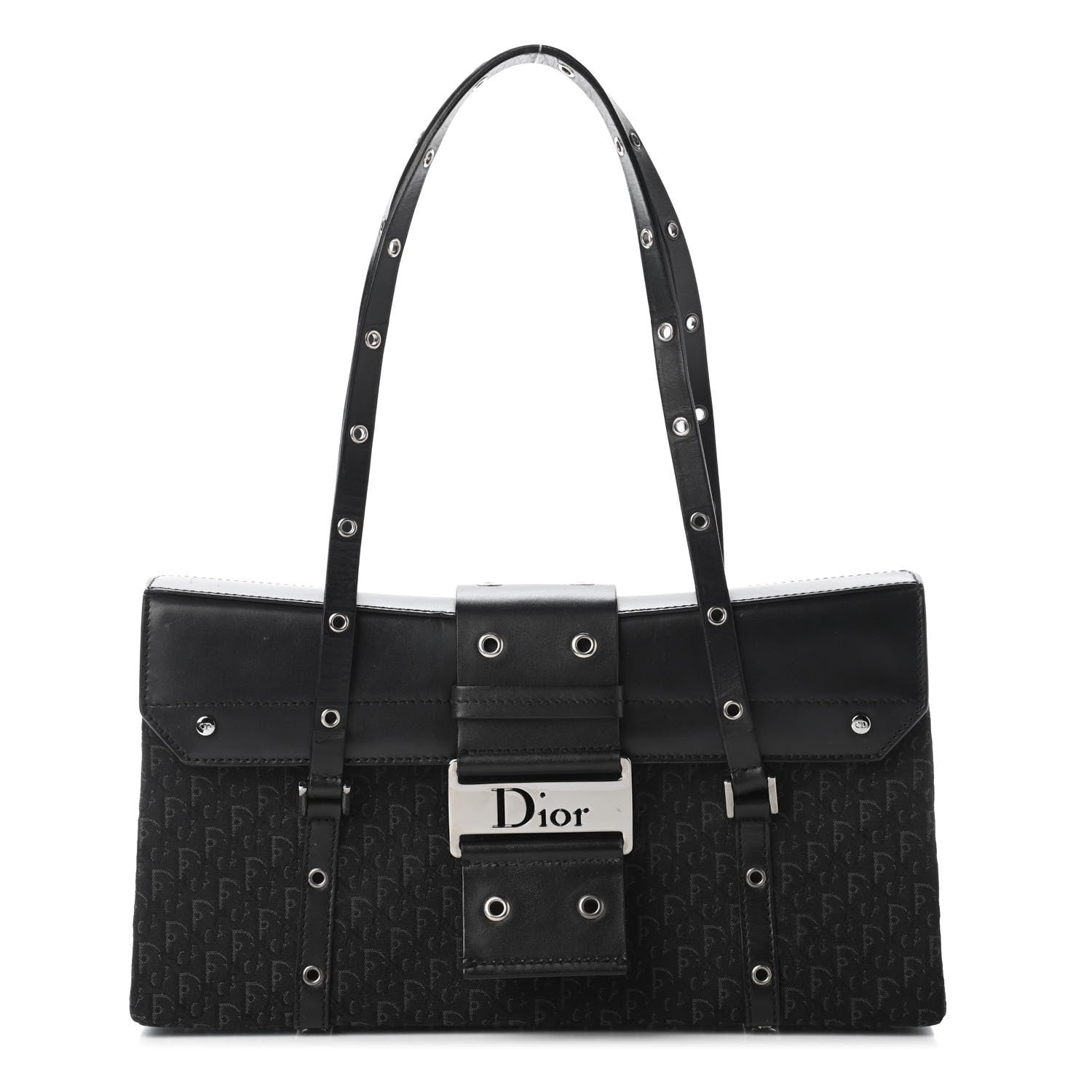 Christian Dior Monogram Street Chic Shoulder Bag Black 1 of 7