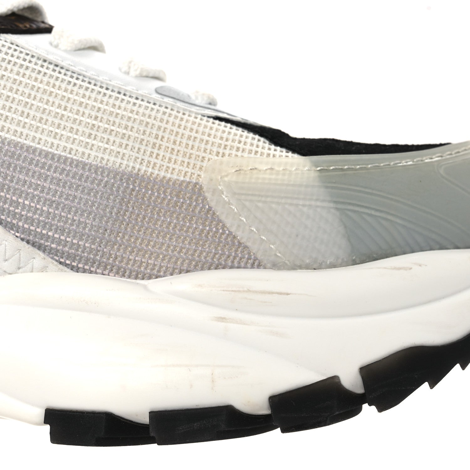 Louis Vuitton Monogram Calfskin Run 55 Sneakers 38 White 12 of 13