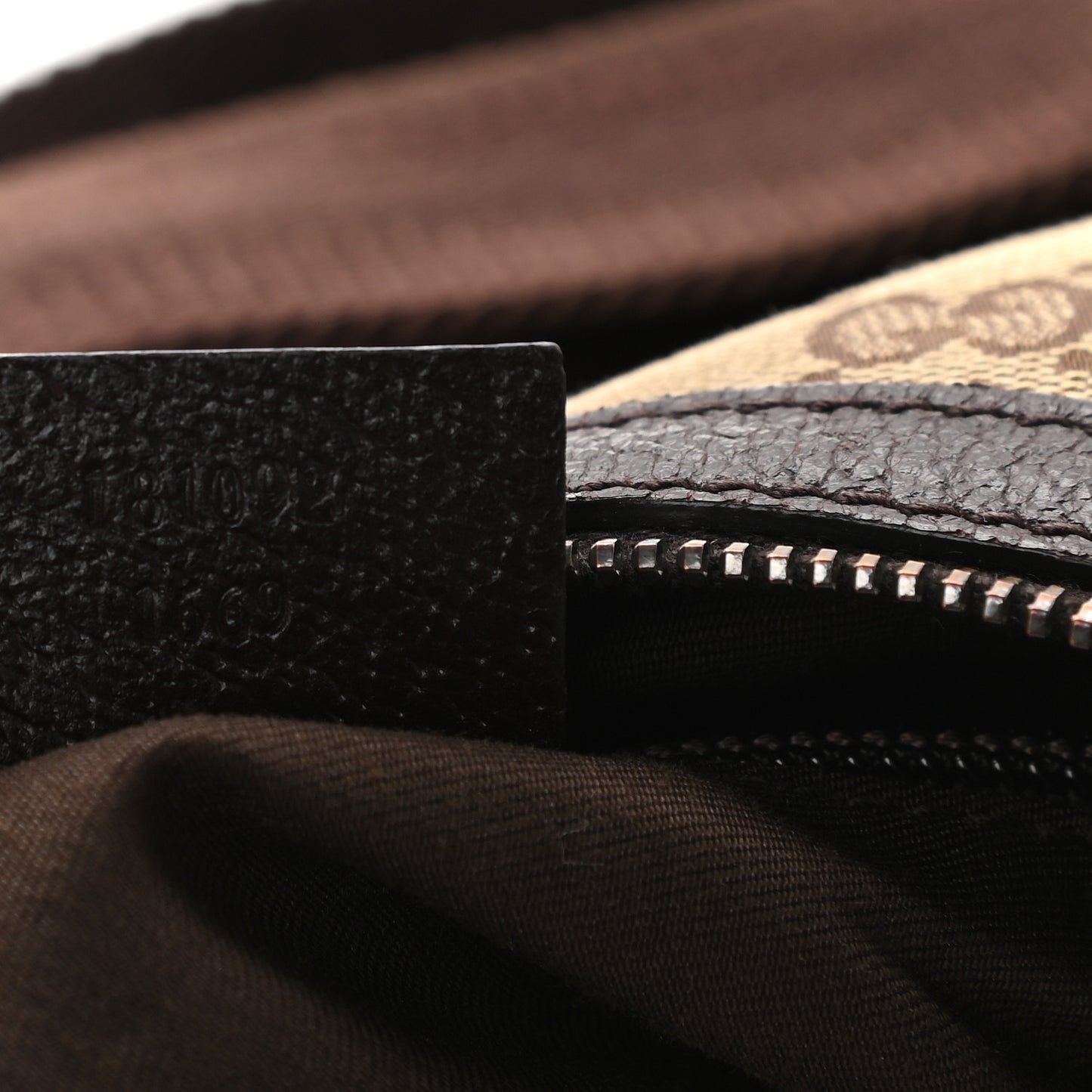 Monogram Medium Half Moon Hobo Dark Brown