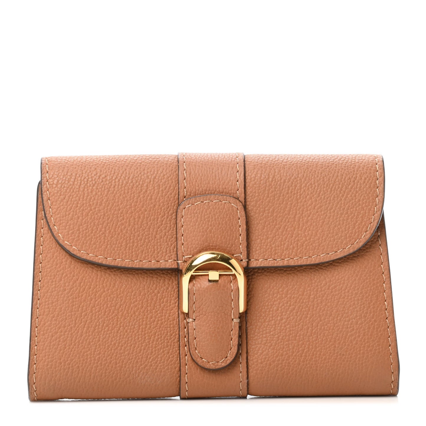 Grained Calfskin Magic Brillant Card Holder Vegetal