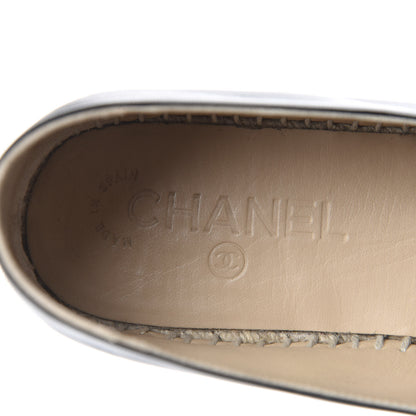 Chanel Lambskin CC Espadrilles 40 Black 7 of 13
