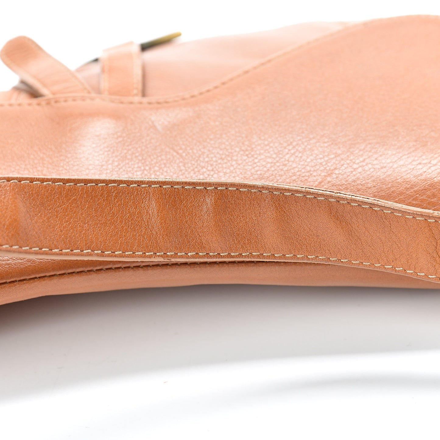 Calfskin Saddle Bag Tan