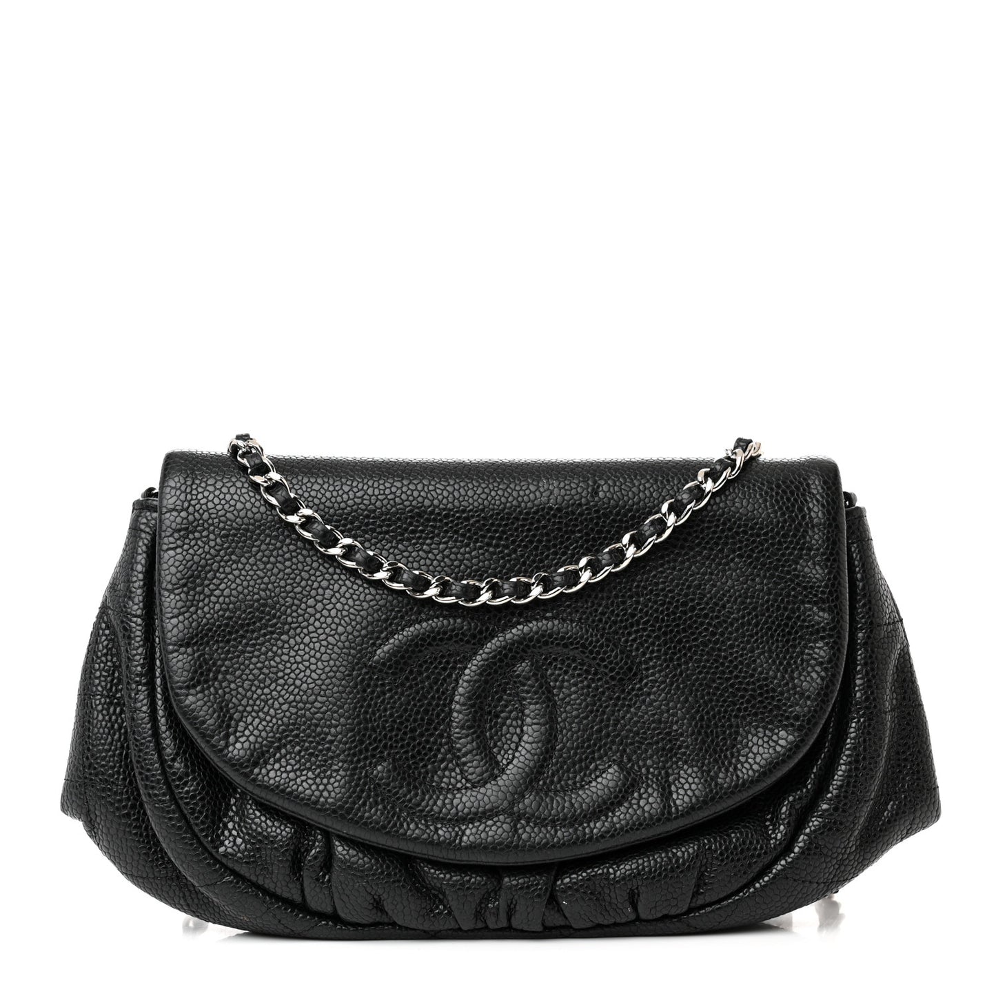 Caviar Half Moon Wallet On Chain WOC Black
