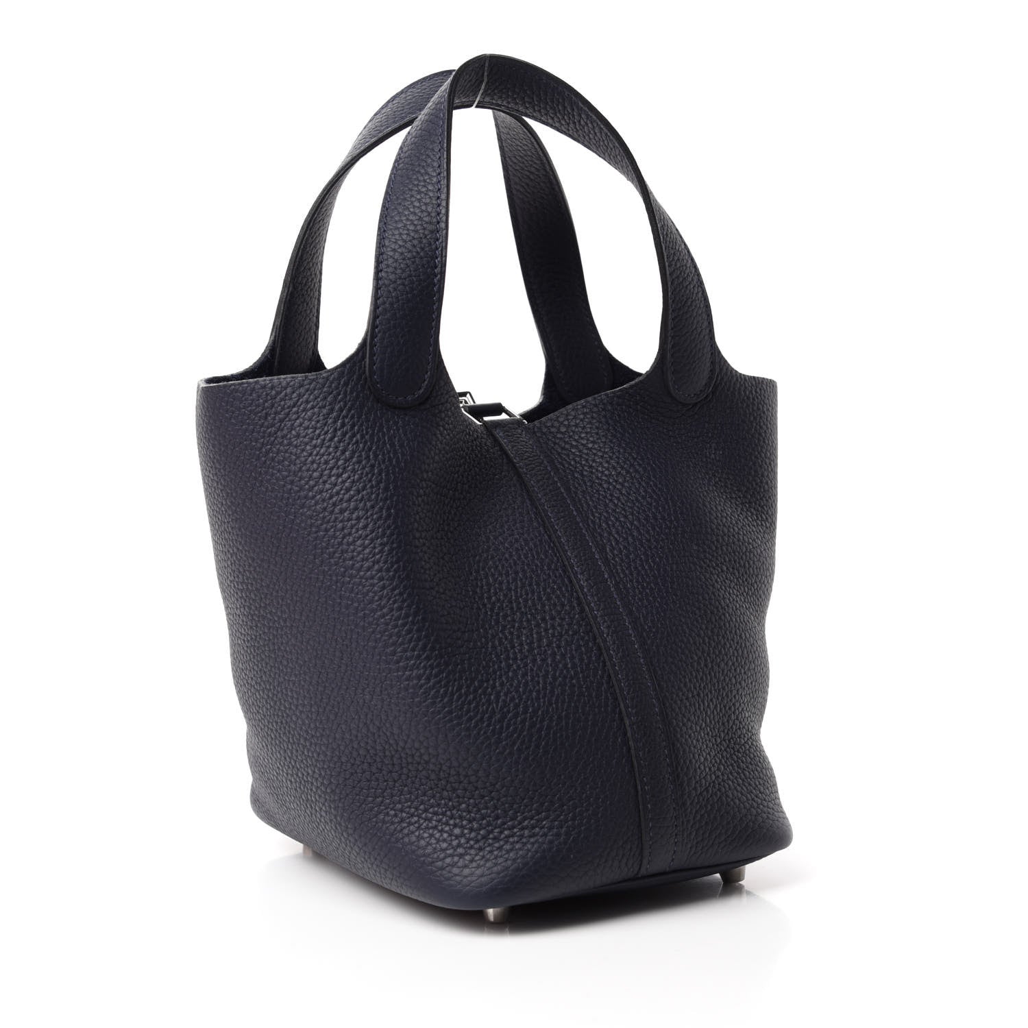 Hermes Taurillon Clemence Picotin Lock 18 PM Bleu Nuit 3 of 15