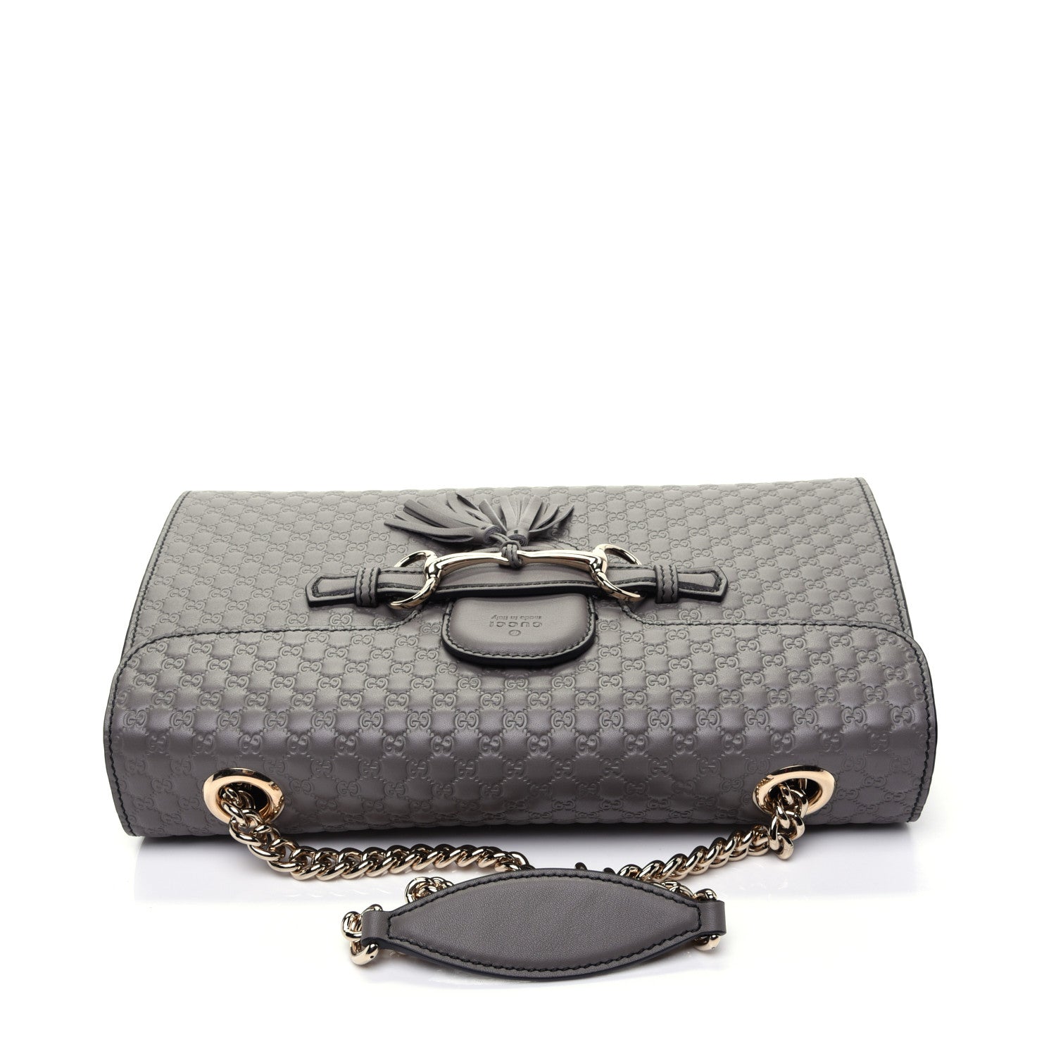 Gucci Soft Microguccissima Medium Emily Chain Shoulder Bag Loess 12 of 13