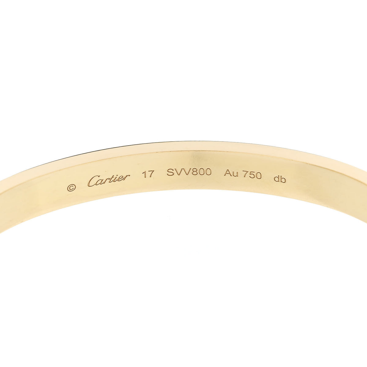 Cartier 18K Yellow Gold LOVE Bracelet 17 13 of 19