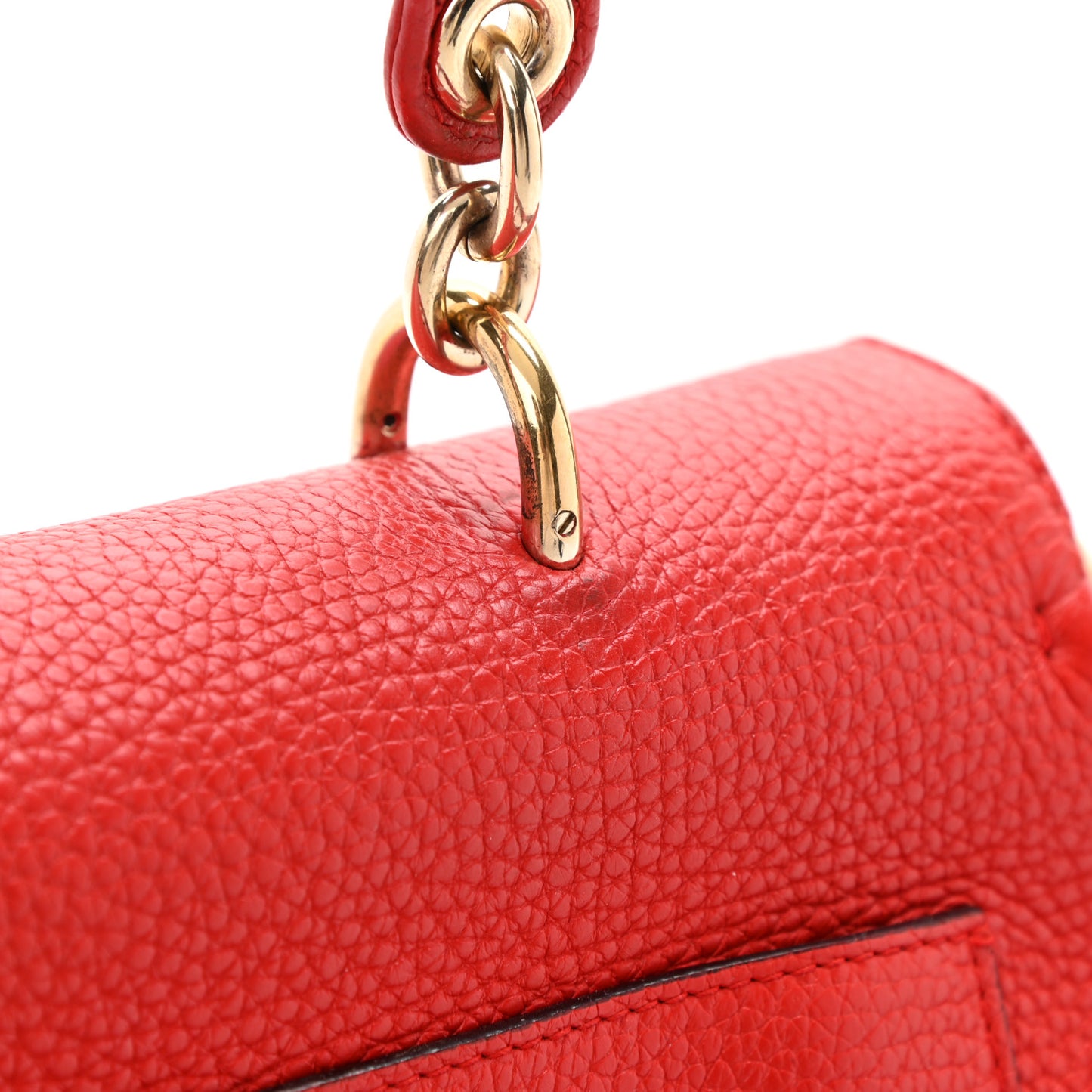 Bullcalf Small Be Dior Flap Red