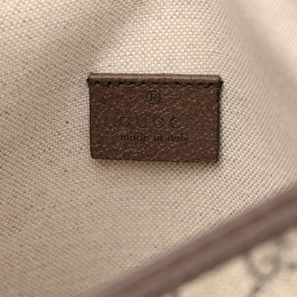 Gucci GG Supreme Monogram Web Medium Neo Vintage Flap Messenger Bag Beige New Acero 6 of 13