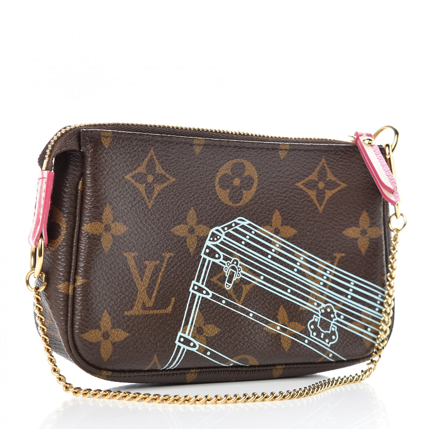 Monogram 2014 Christmas Animation Mini Pochette Accessories