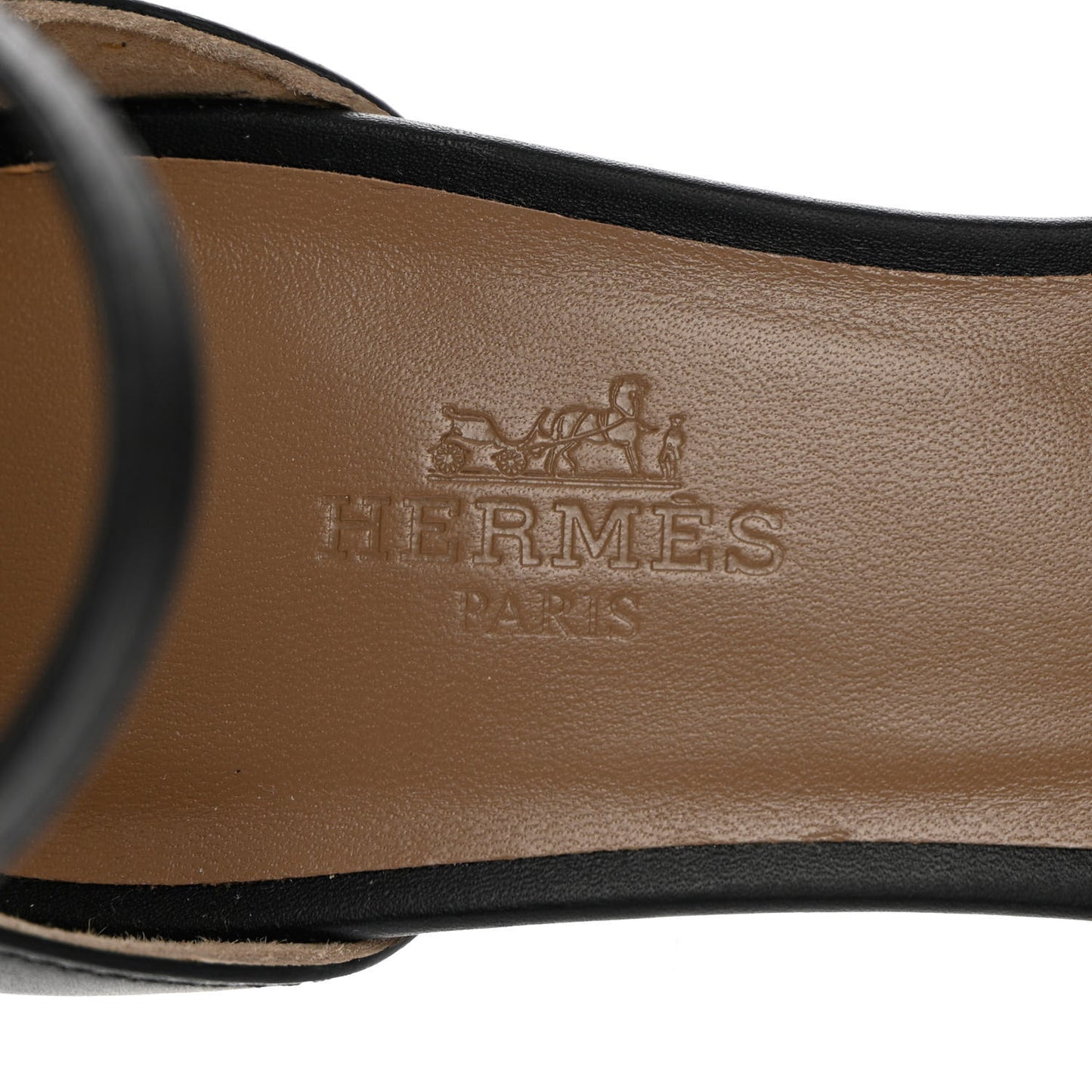 Calfskin Legend Wedge Sandals 35 Black