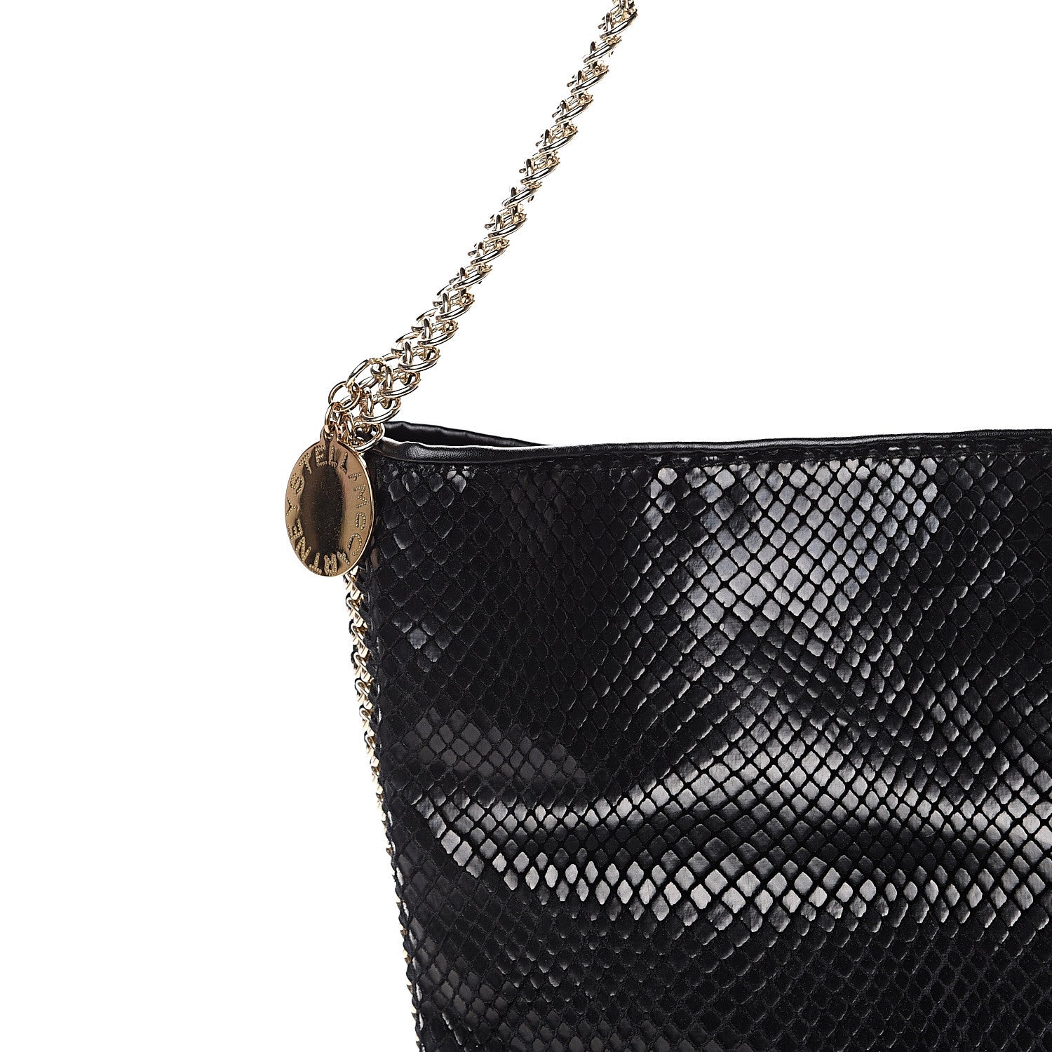 Stella McCartney Faux Python Bailey Boo Hobo Black 7 of 12