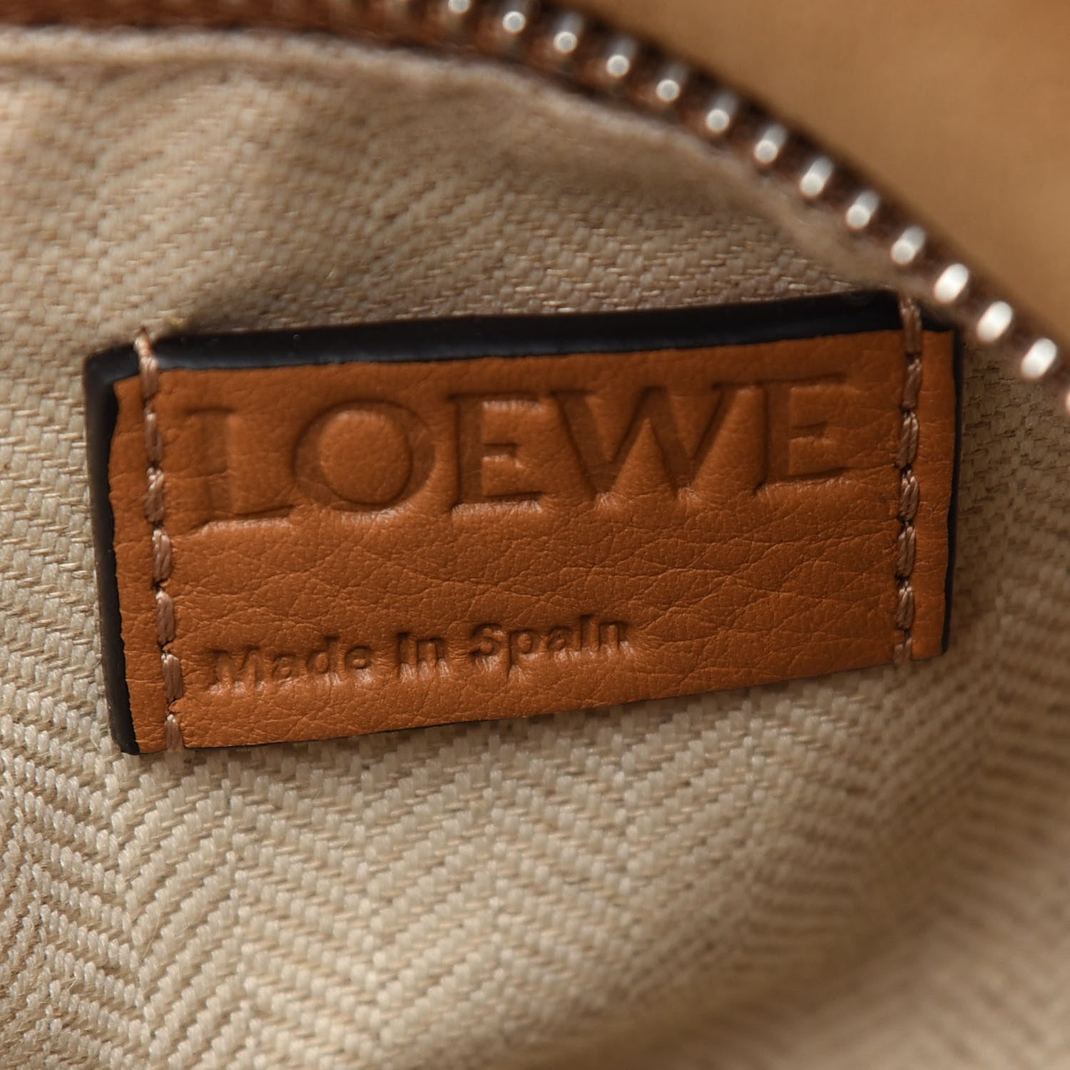 Loewe Calfskin Small Puzzle Edge Bag Tan 6 of 8