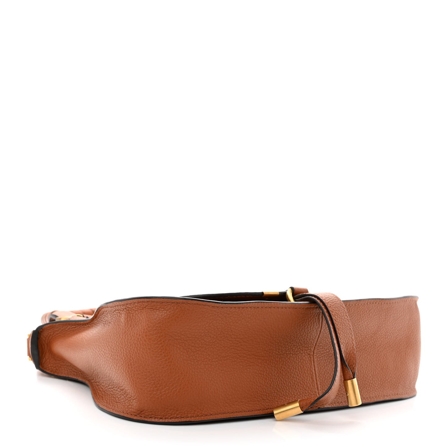 Calfskin Small Marcie Satchel Tan