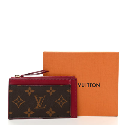 Louis Vuitton Monogram Zipped Card Holder Fuchsia 7 of 7
