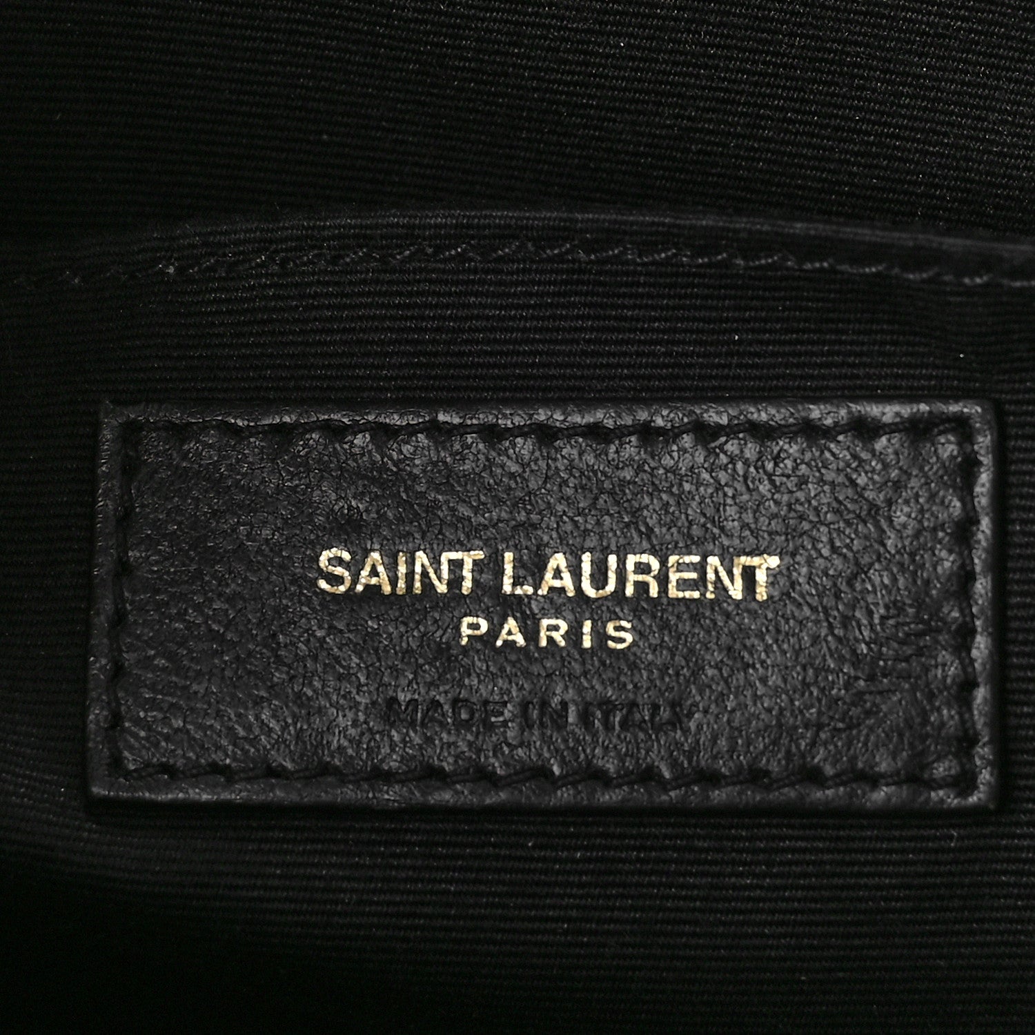 Saint Laurent Calfskin Matelasse Monogram Lou Camera Bag Black 6 of 9