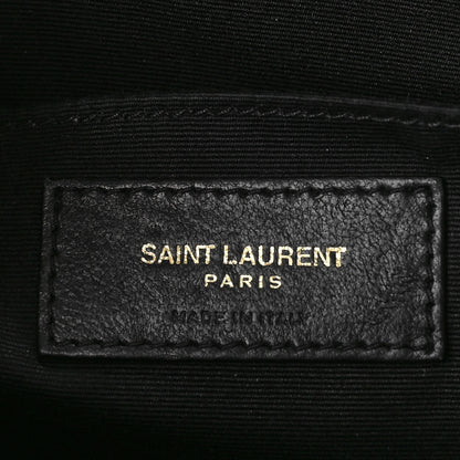 Saint Laurent Calfskin Matelasse Monogram Lou Camera Bag Black 6 of 9
