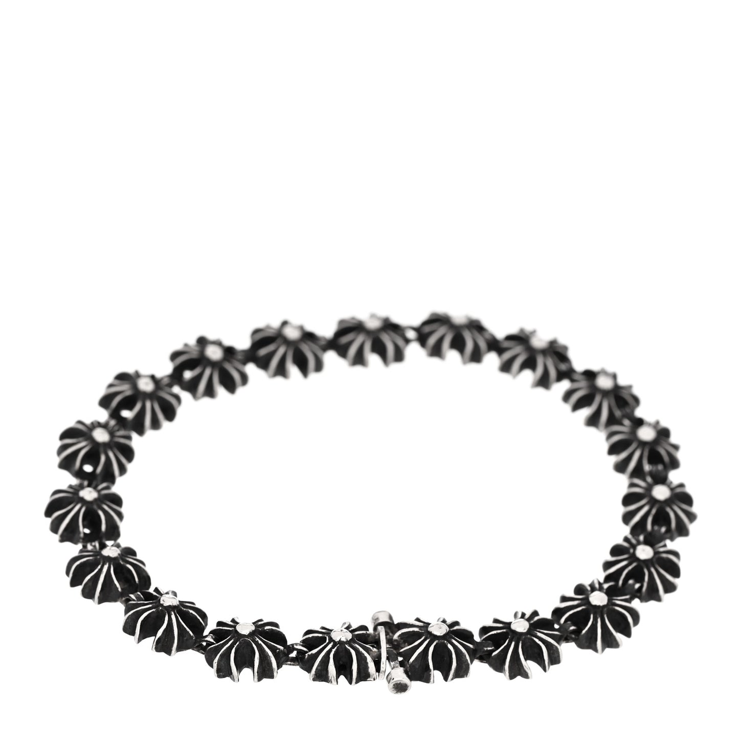 Sterling Silver Tiny Plus Cross Chain Bracelet