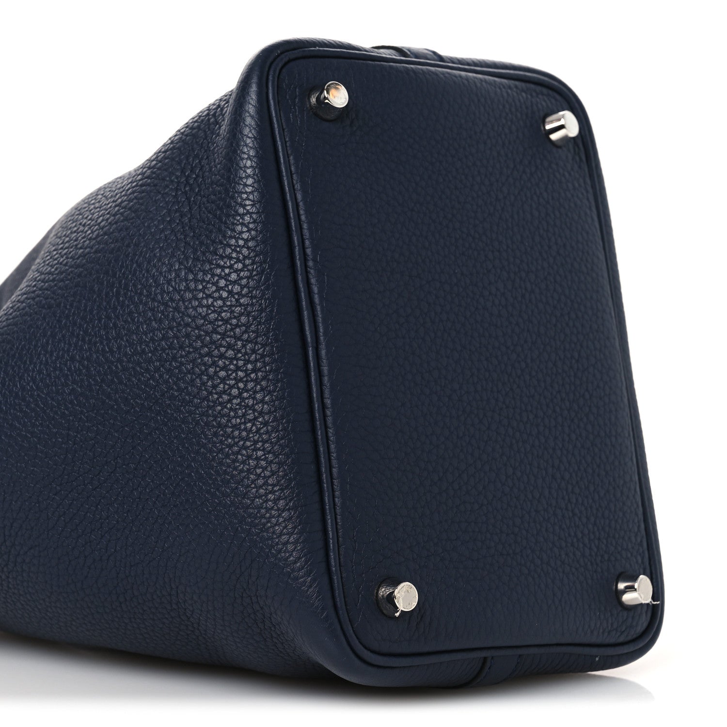 Hermes Taurillon Clemence Picotin Lock 18 PM Bleu Nuit 9 of 12
