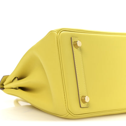 Hermes Swift Birkin 25 Lime 17 of 21