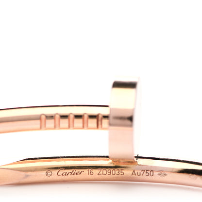 Cartier 18K Pink Gold Juste Un Clou Bracelet 16 4 of 5