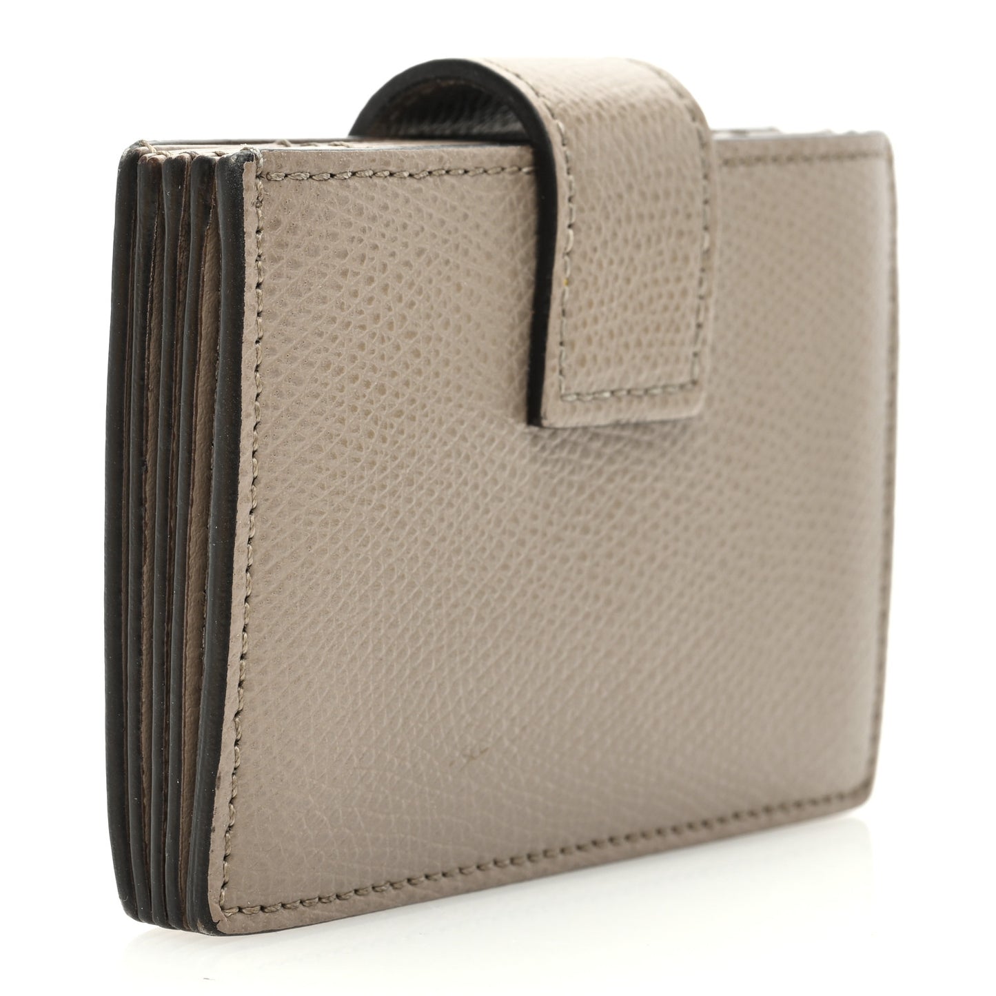 Vitello Cruise F is Fendi Gusseted Card Holder Tortora