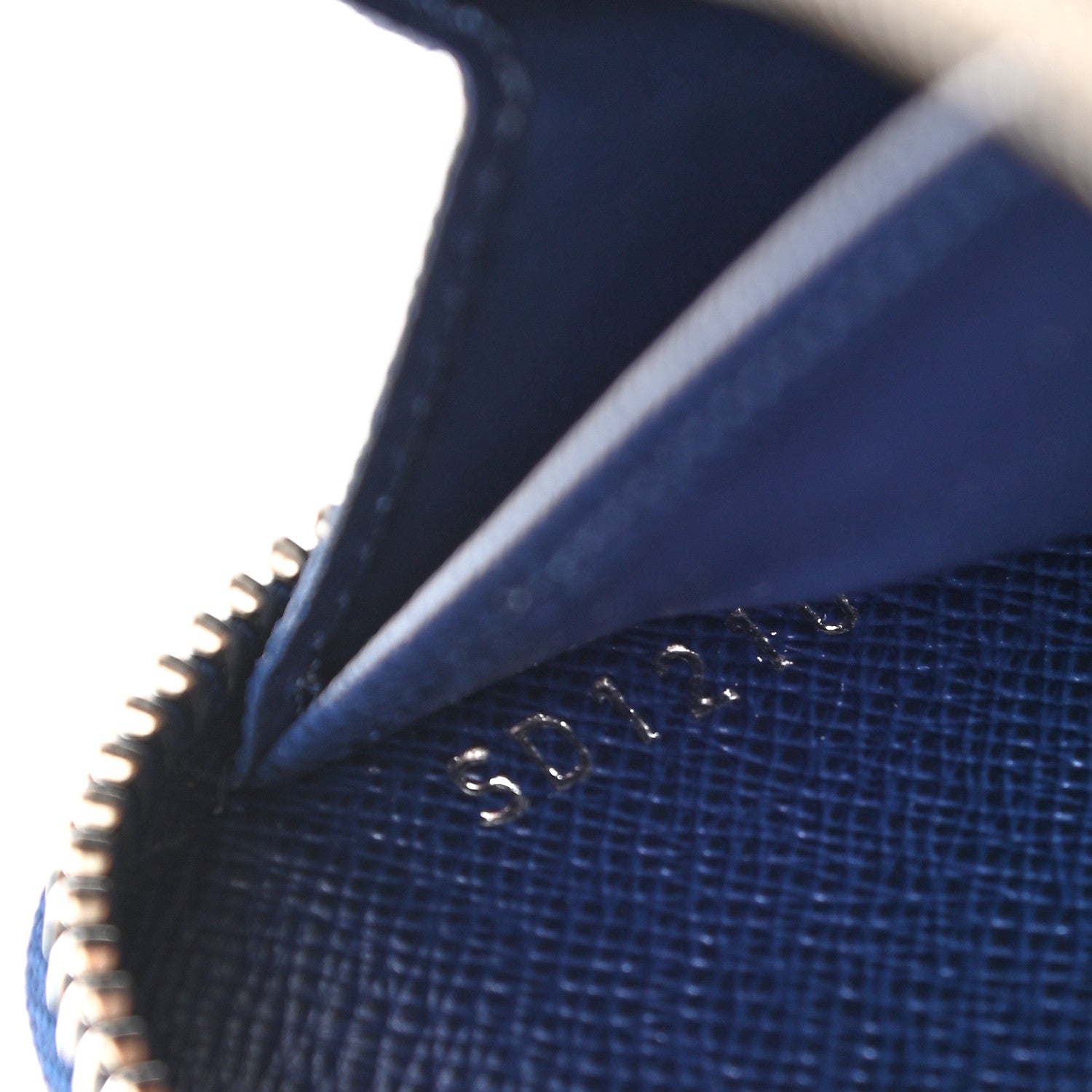 Louis Vuitton Monogram Escale Zippy Wallet Blue 7 of 7