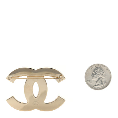 Chanel Enamel CC Brooch Gold Blue Black 3 of 3