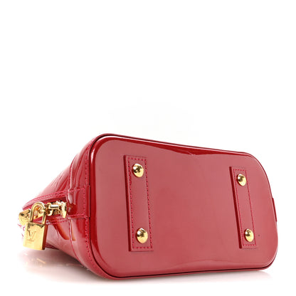 Louis Vuitton Vernis Alma BB Rose Indien 4 of 10