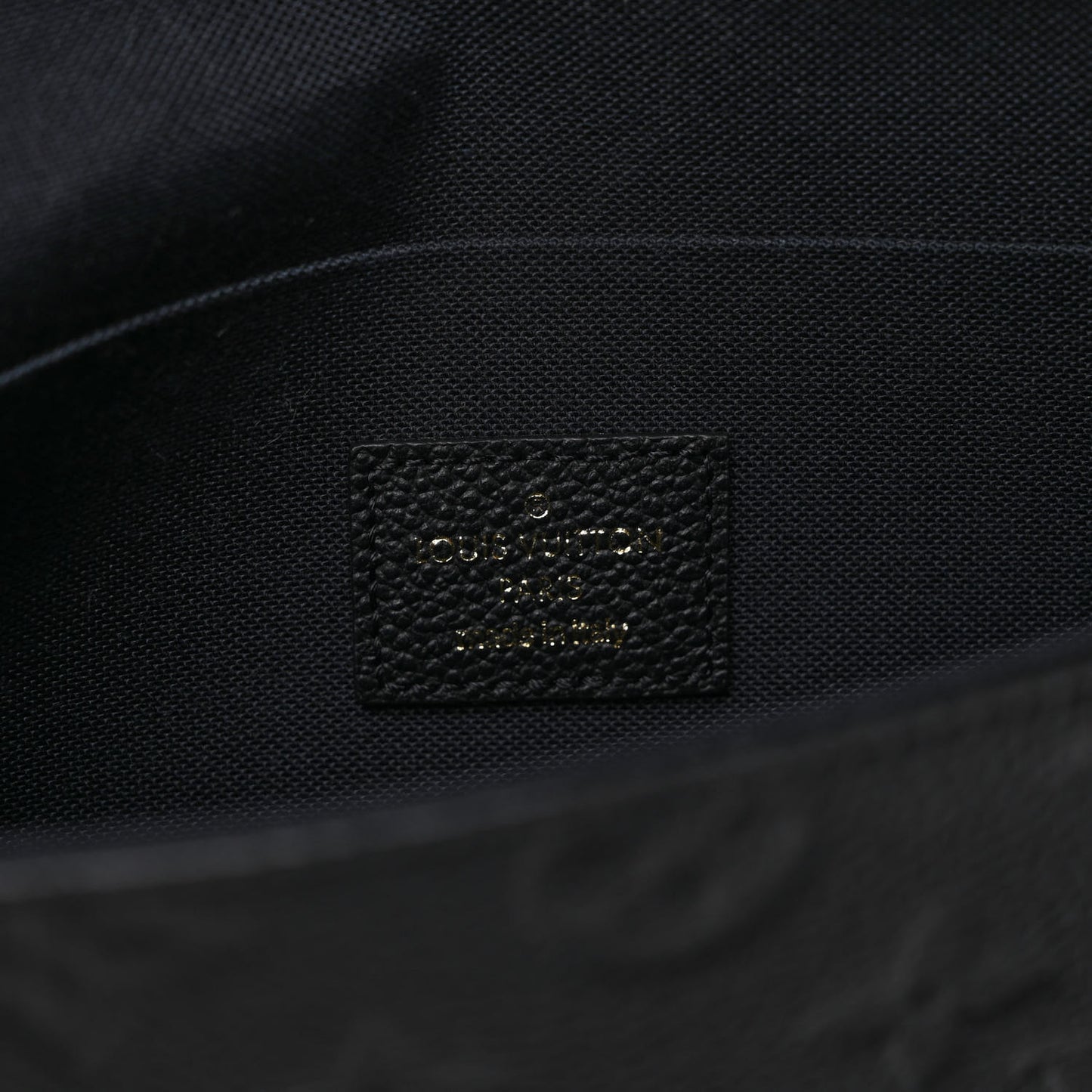 Empreinte Pochette Felicie Chain Wallet Black