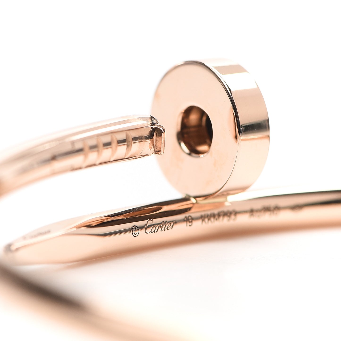18K Pink Gold Juste Un Clou Bracelet 19