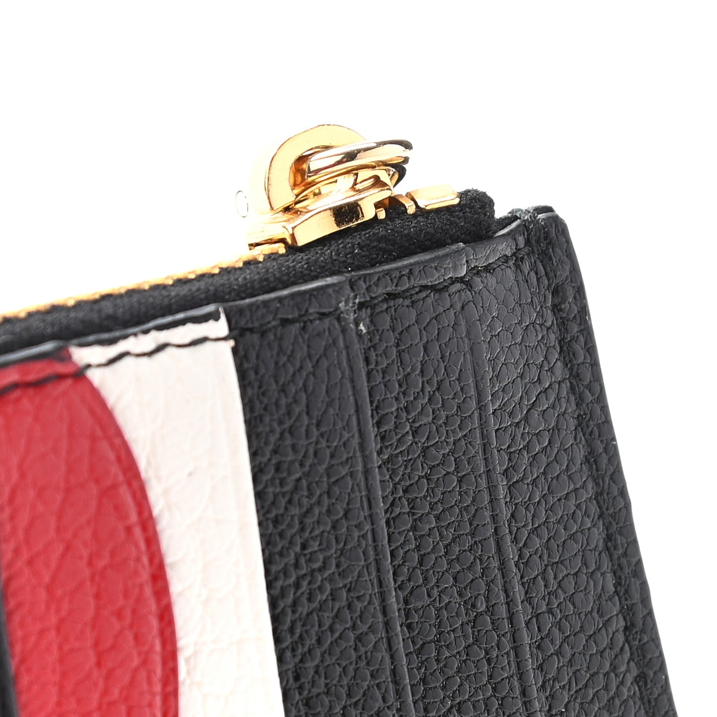 Madras Colour Zip Wallet Black Fuoco
