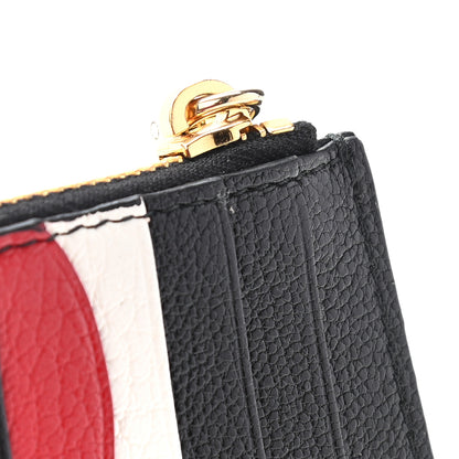 Miu Miu Madras Colour Zip Wallet Black Fuoco 7 of 7