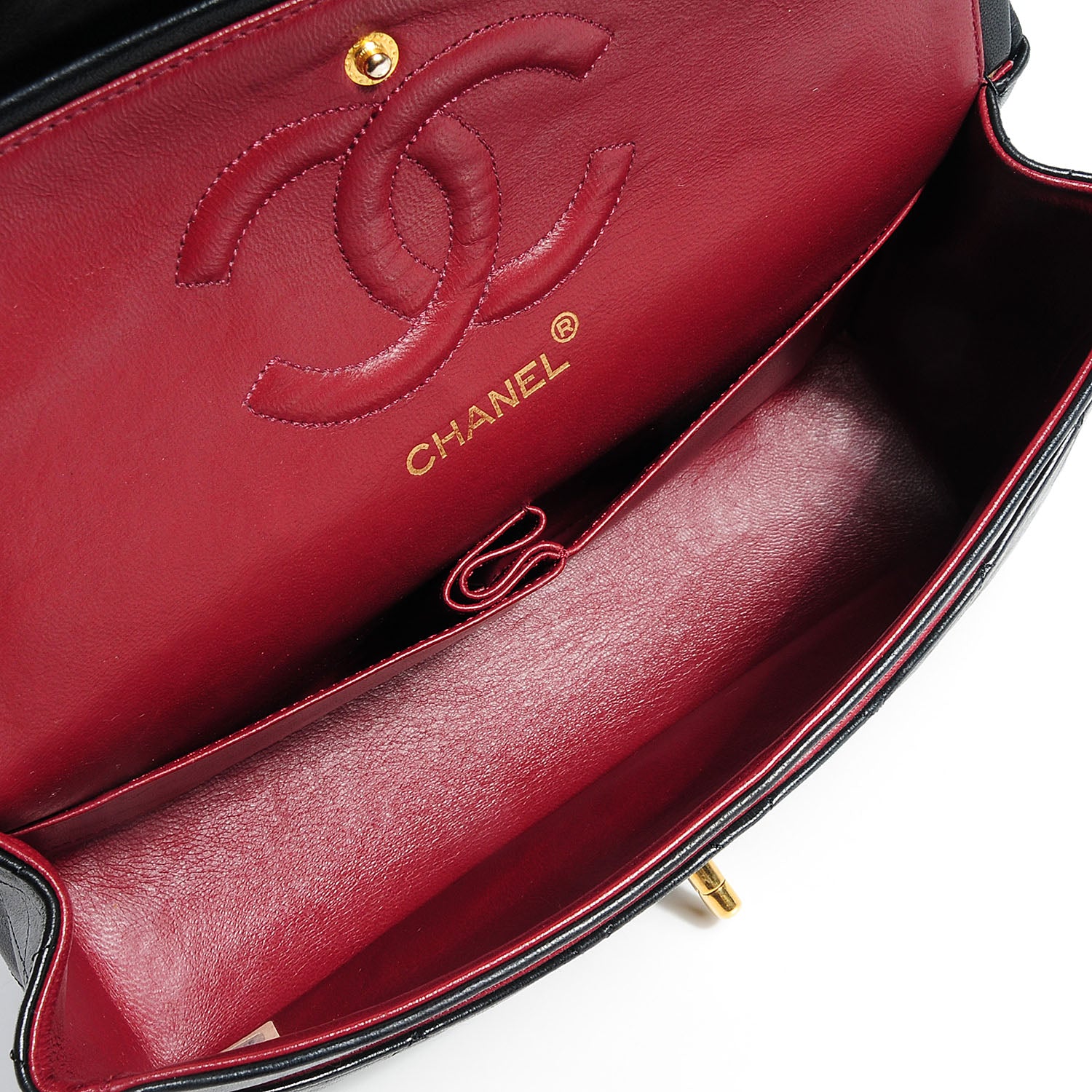 Chanel Lambskin Medium Double Flap Black 5 of 8